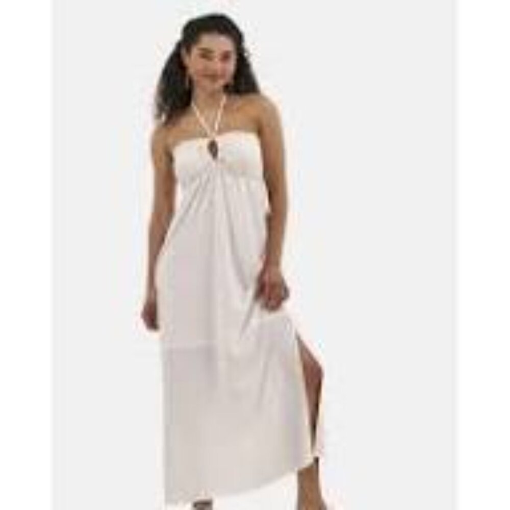 No Boundaries Halter Maxi Dress, Women's